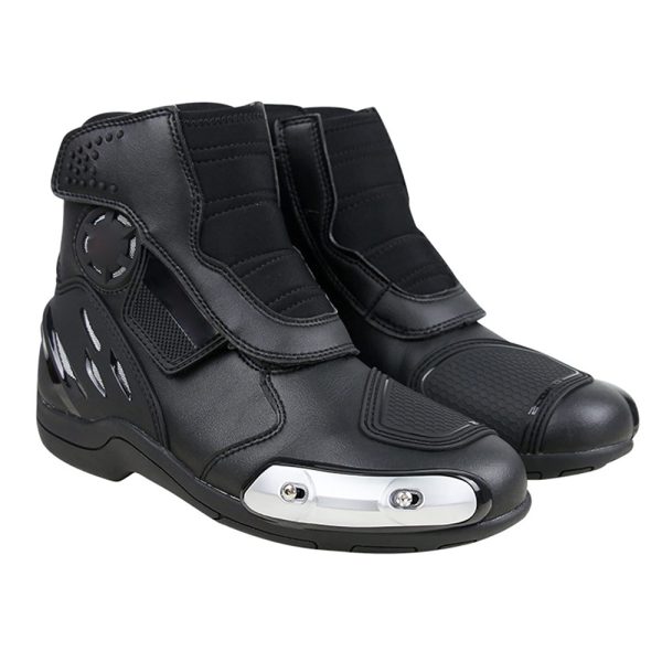 Motorbike Short Leather Shoes